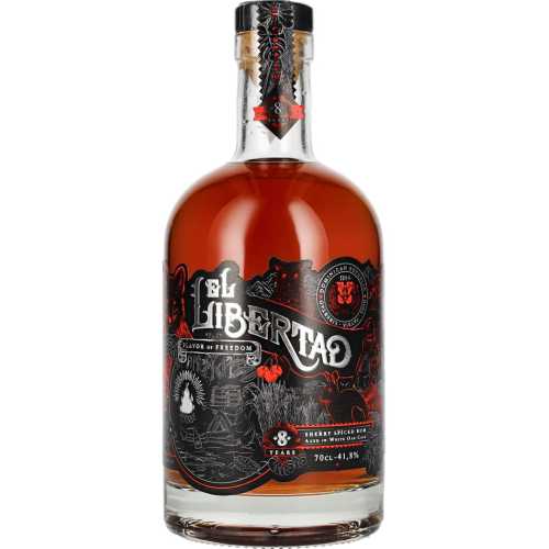El Libertad Freedom Sherry Spiced 8YO Rum 0,7L 41,8%, Smile Shop Alkohole