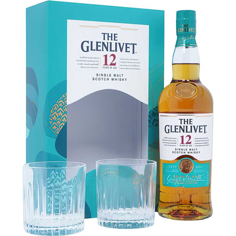 Glenlivet 12YO Whisky 0,7L 40% + 2 szklanki.jpg