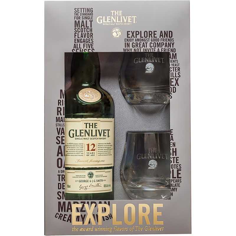Glenlivet 12YO Whisky 0,7L 40% + 2 szklanki 3.jpg