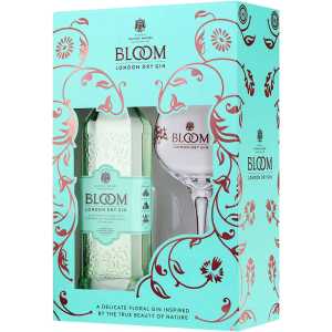 Bloom London Dry Gin 0,7L 40% + kieliszek