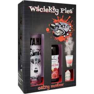 Ostry Zestaw Wściekły Pies Wataha Wódka 0,7L 40% + syrop i sos