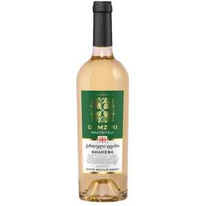Gamziri Rkatsiteli Białe Półsłodkie Wino 0,75L 12%
