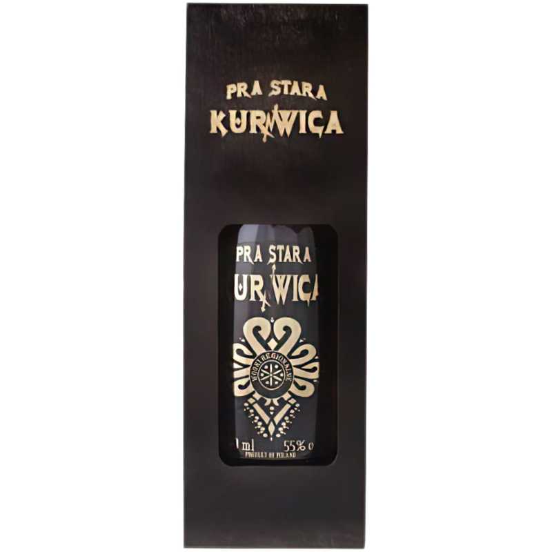 Kurnwica Pra Stara Whisky 0,5L 55% + skrzynka.jpg