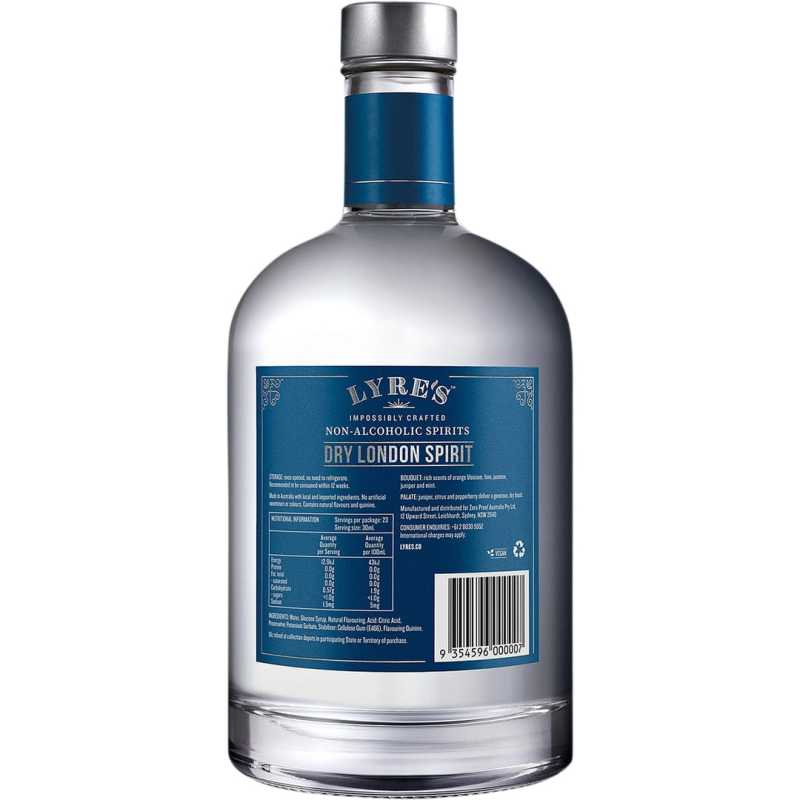 Lyre's London Free Dry Bezalkoholowy Gin 0,7L 0% 2.jpg