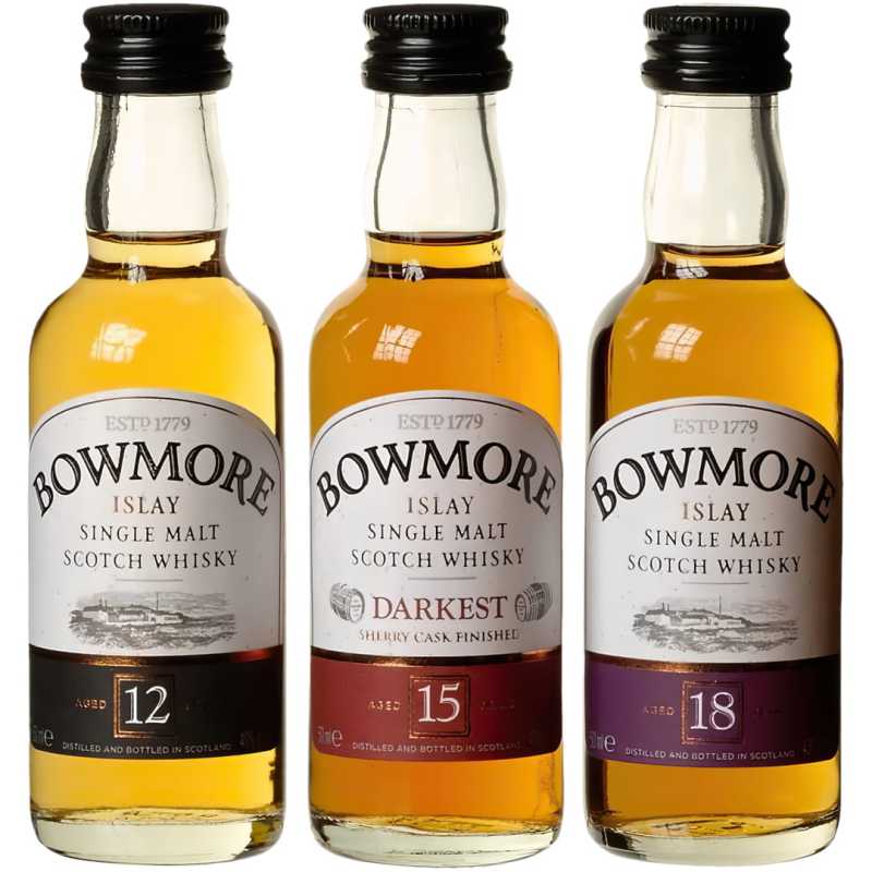 Bowmore Miniature Collection 12YO-15YO-18YO Whisky 3 x 0,05L 40%-43% 2.jpg