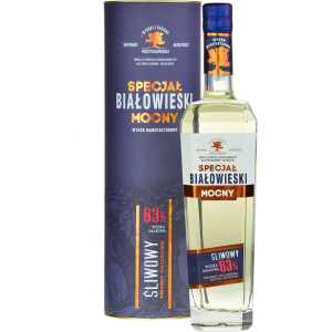 Specjał Białowieski Śliwowy Wódka 0,7L 63% + tuba