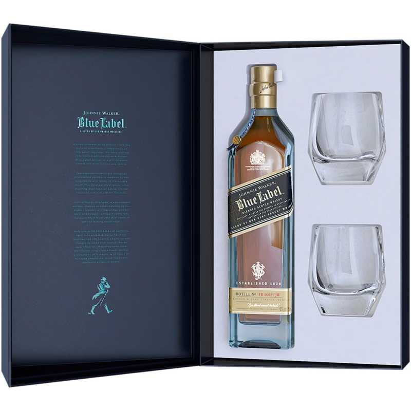 Johnnie Walker Blue Label Whisky 0,7L 40% + 2 szklanki.jpg