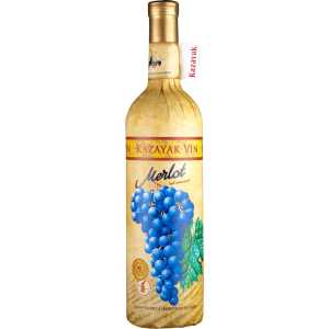 Kazayak Merlot Czerwone Półsłodkie Wino 0,75L 11,5%
