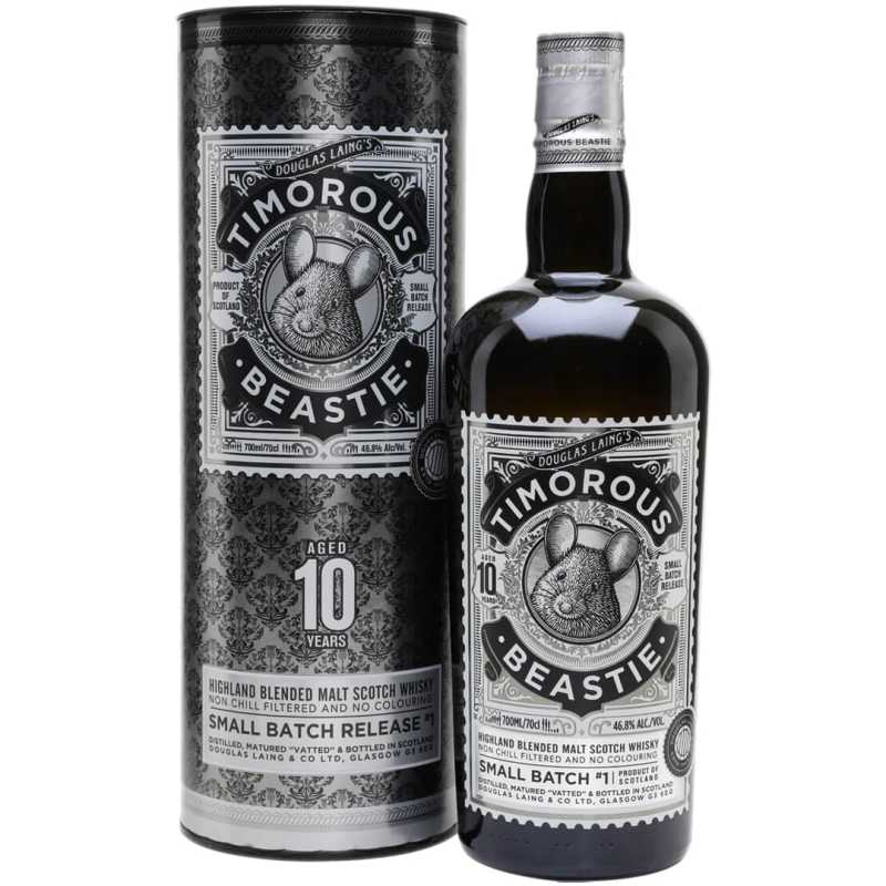 Timorous Beastie 10YO Whisky 0,7 46,8% + tuba.jpg