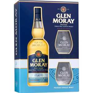 Glen Moray Peated Whisky 0,7L 40% + 2 szklanki