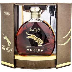 Meukow Extra Exclusive Decanter Koniak 0,7L 40% + kartonik
