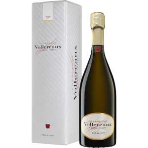 Vollereaux Extra Dry Biały Wytrawny Szampan 0,75L 12% + kartonik