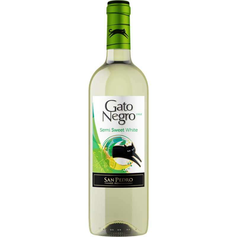 Gato Negro Białe Półsłodkie Wino 0,75L 10,5%.jpg