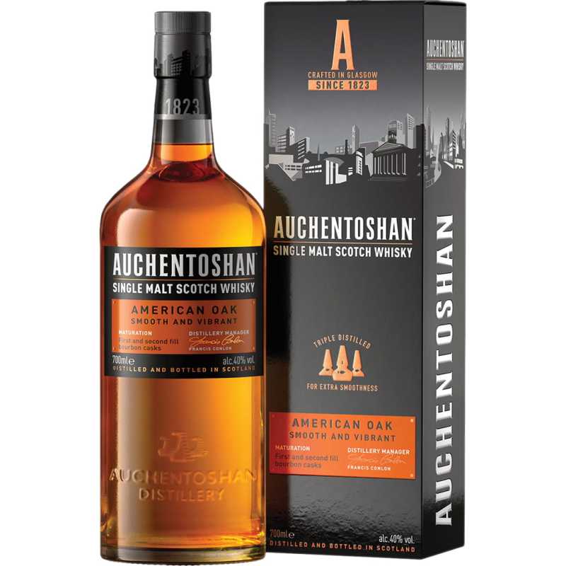 Auchentoshan American Oak Whisky 0,7L 40% + kartonik.jpg