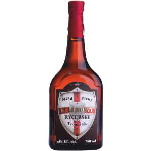 Markowy Rycerski Niesycony Trójniak Miód Pitny 0,75L 13%