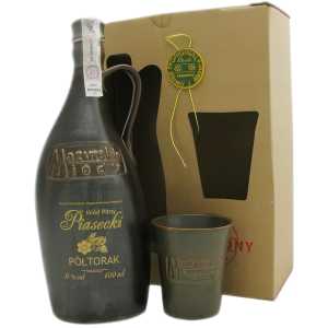 Piasecki Niesycony Półtorak Miód Pitny 0,6L 16% + kubek