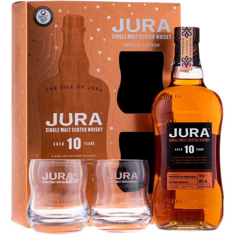 Isle of Jura Origin 10YO Whisky 0,7L 40% + 2 szklanki.jpg