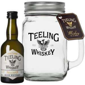 Teeling Small Batch Miniaturka Whiskey 0,05L 46% + słoik