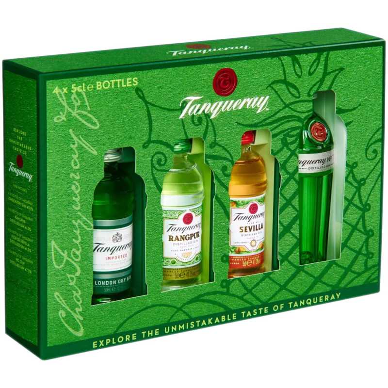 Tanqueray Exploration Pack Zestaw Miniaturka Gin 4 x 0,05L 41,3%-50%.jpg