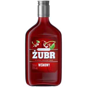 Żubr Wiśniowy Likier 0,35L 25%