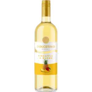 Dolcetino Frizzante Pineapple & Mango Białe Półsłodkie Wino 0,75L 11%