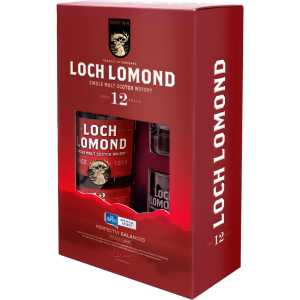 Loch Lomond 12YO Whisky 0,7L 46% + 2 szklanki