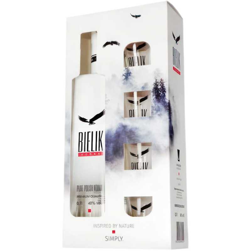 Bielik Wódka 0,7L 40% + 4 kieliszki 2.jpg