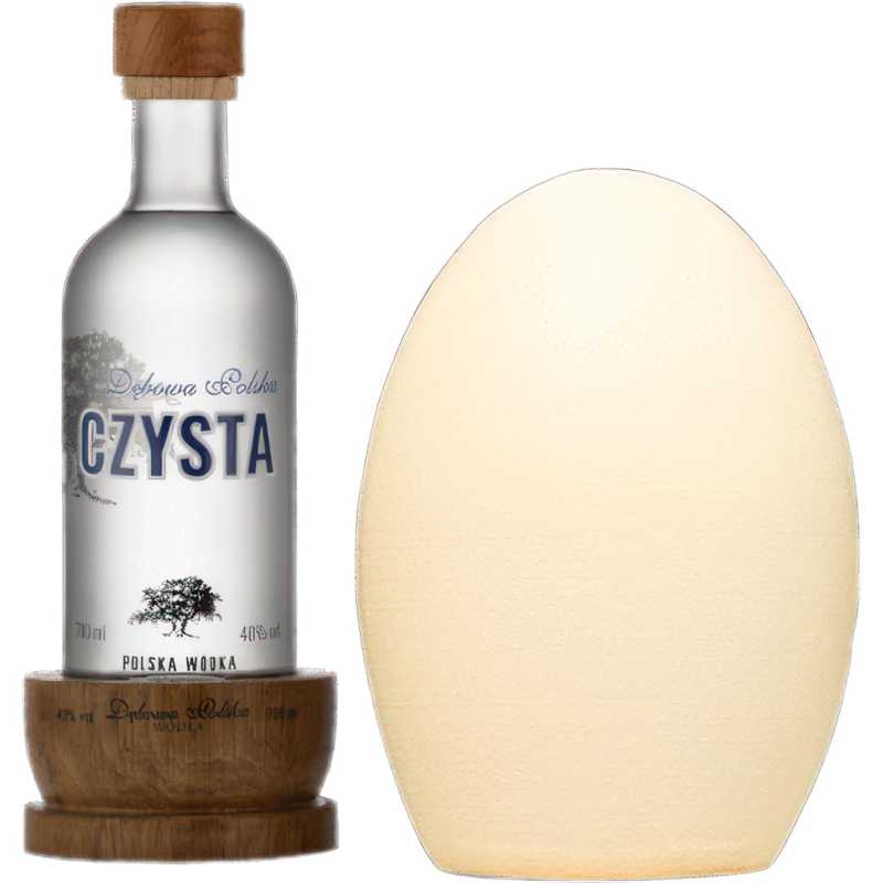 Dębowa Polska Czysta Jajko Wódka 0,7L 40% + kartonik 2.jpg