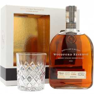 Woodford Reserve Bourbon 0,7L 43,2% + szklanka