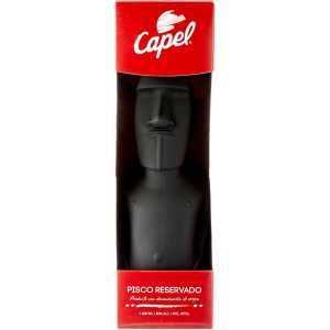 Pisco Capel Moai Brandy 1L 40% + kartonik