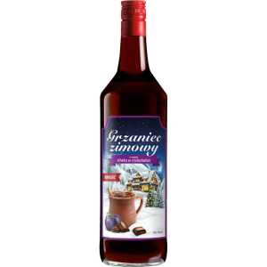 Grzaniec Zimowy Śliwka w Czekoladzie Czerwone Słodkie Wino 1L 13%