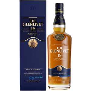 Glenlivet Single Malt 18YO Whisky 0,7L 40% + kartonik
