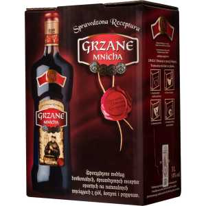 Grzane Mnicha Białe Słodkie Wino 3L 14%
