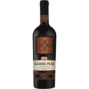 Kazbek Peak Saperavi Czerwone Półsłodkie Wino 0,75L 12%