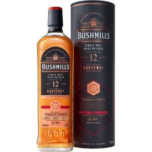 Bushmills Tequila Casks 12YO Whiskey 0,7L 52,8% + tuba