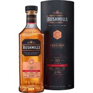 Bushmills Plum Brandy Casks 10YO Whiskey 0,7L 59,6% + tuba