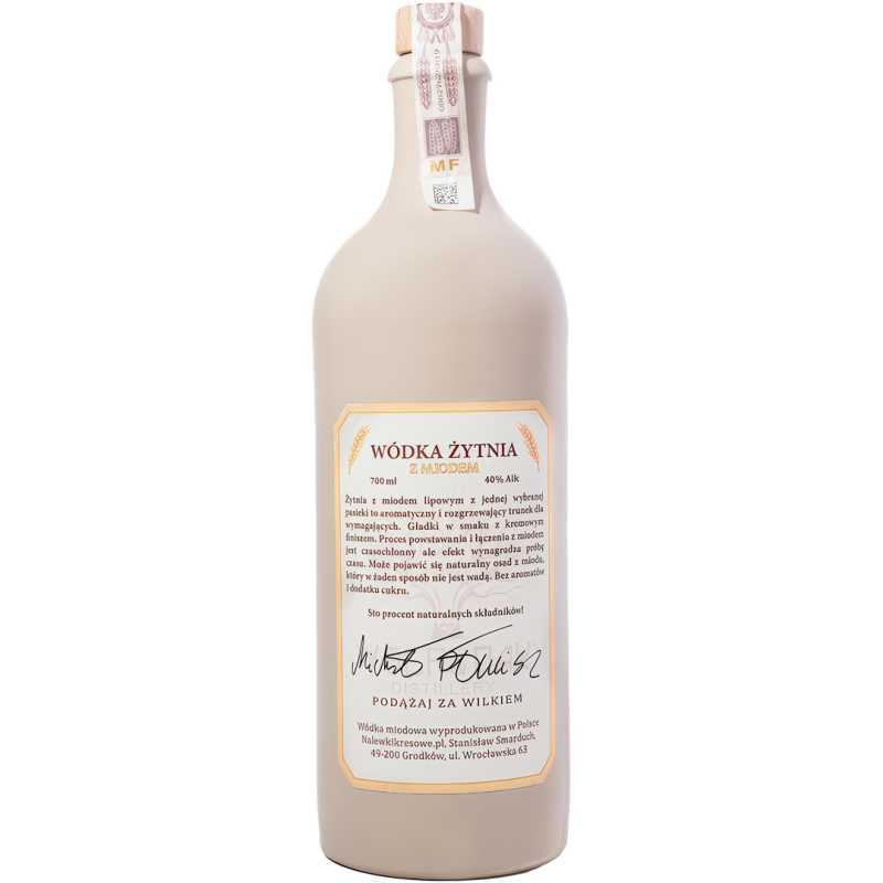 Wolf &amp; Oak Żytnia Z Miodem Wódka 0,7L 40% 2.jpg