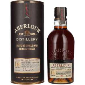 Aberlour Double Sherry Cask Finish 18YO Whisky 0,7L 40% + tuba