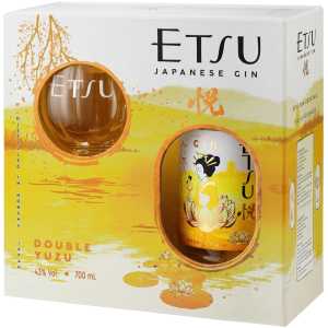 Etsu Handcrafted Double Yuzu Japanese Gin 0,7L 43% + kielich