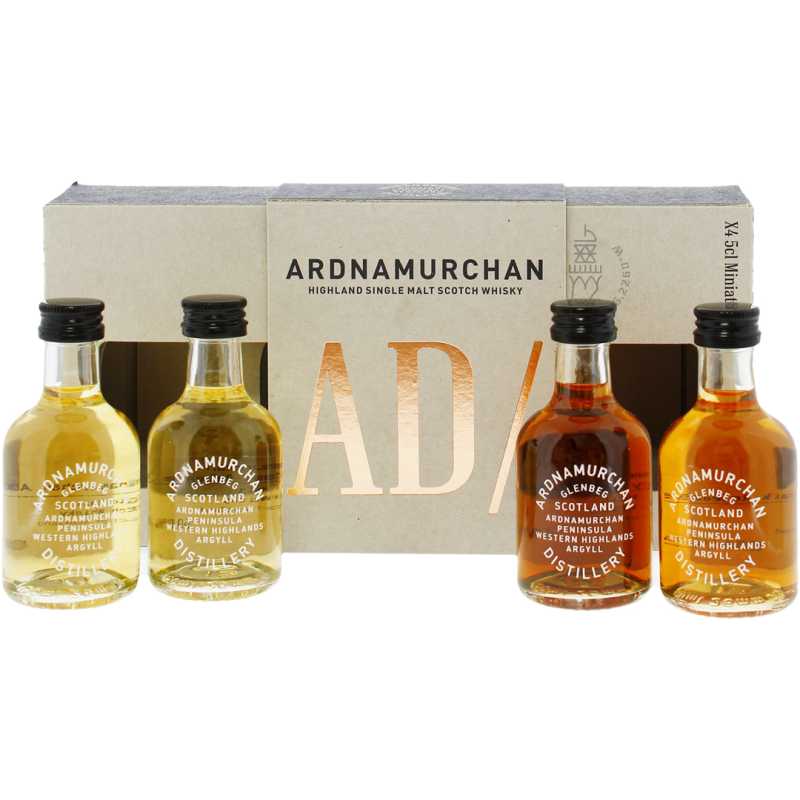 Ardnamurchan Zestaw Miniaturka Whisky 4X 0,05L 49,2%.jpg