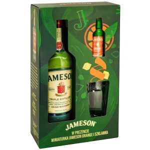 Jameson Whiskey 0,7L 40% + szklanka i miniaturka