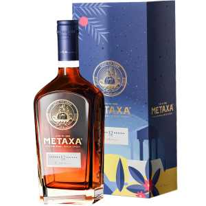 Metaxa 12* Brandy 0,7L 40% + świąteczny kartonik