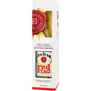 Jim Beam Red Stag Black Cherry Bourbon 0,7L 32,5% + szklanka