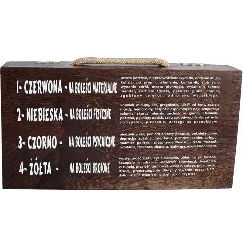 Kurnwica Apteczka Na 167 Pierońskich Boleści Wódka 4x0,1L 37%-50% 3.jpg