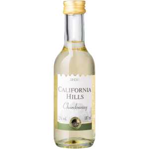 California Hills Chardonnay Białe Półwytrawne Wino 0,187L 12%