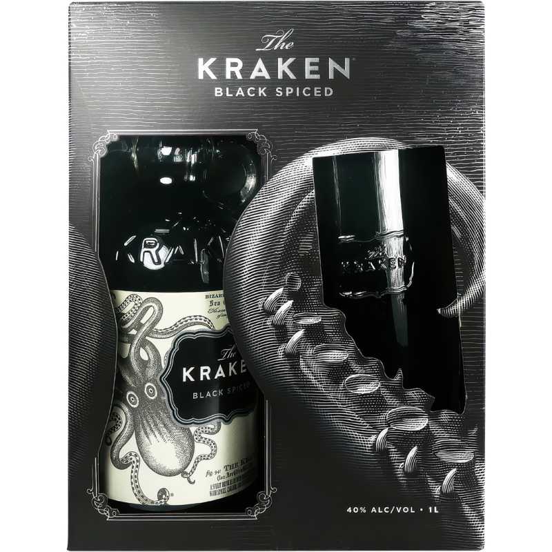 Kraken Spiced Black Rum 1L 40% + szklanka.jpg