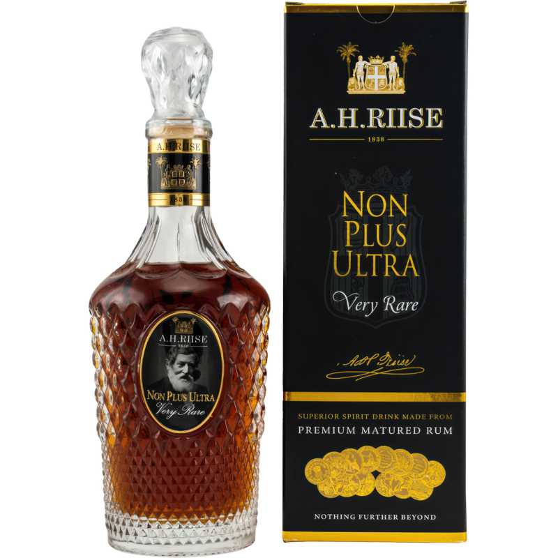 A.H. Riise Non Plus Ultra Very Rare Rum 0,7L 42% + kartonik.jpg