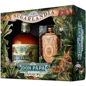 Don Papa Baroko Rum 0,7L 40% + piersiówka