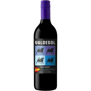 Valdesol Czerwone Półsłodkie Wino 0,75L 10,5%
