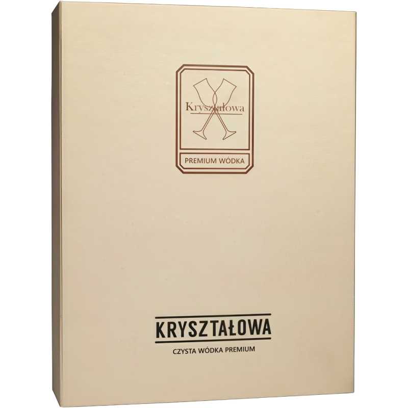 Kryształowa Premium Wódka 0,7 40% + 2 kieliszki 2.jpg
